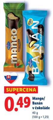 Mango/Banán v čokoláde