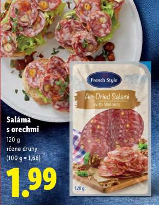 Saláma s orechmi