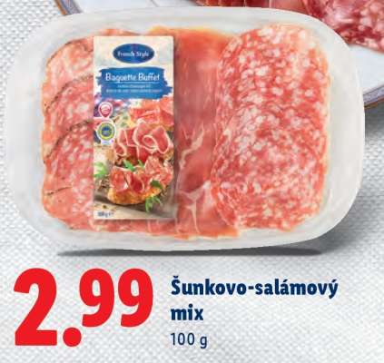 Šunkovo-salámový mix