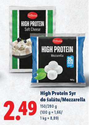 High Protein Syr do šalátov/Mozzarella