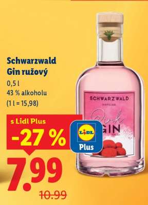 Schwarzwald Gin ružový