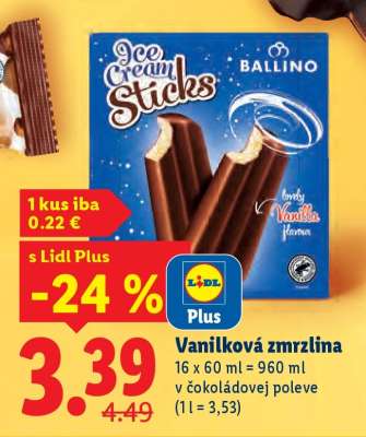 Vanilková zmrzlina