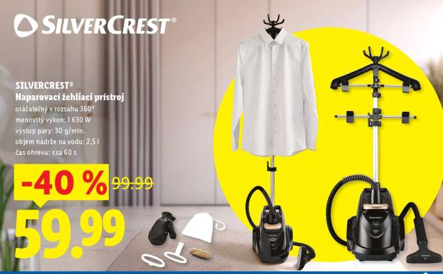 SILVERCREST® Naparovací žehliaci prístroj
