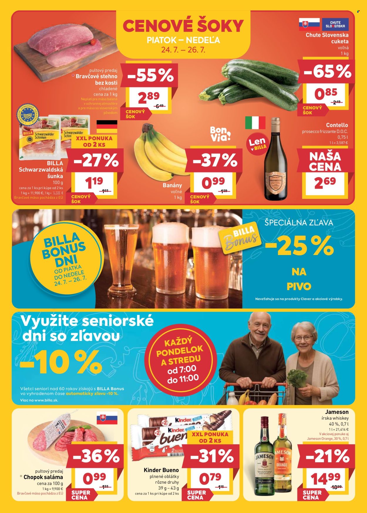 Leták Billa - 22.7.2026 - 28.7.2026. Strana 24