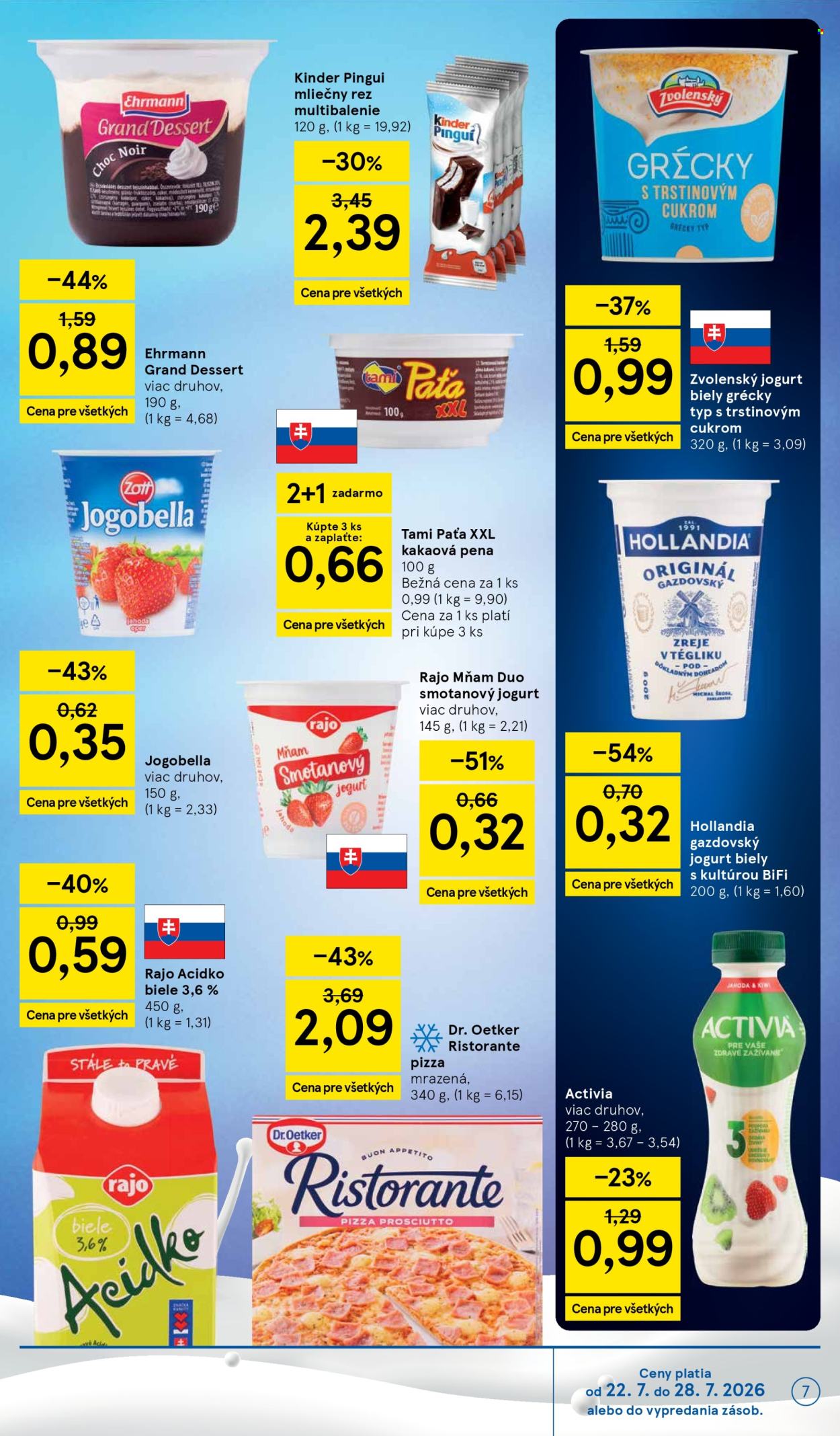 Leták TESCO - 22.7.2026 - 28.7.2026. Strana 7
