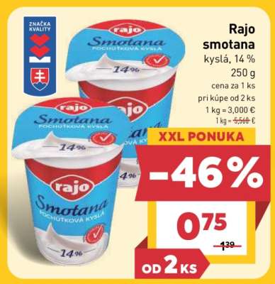 Rajo smotana kyslá 14