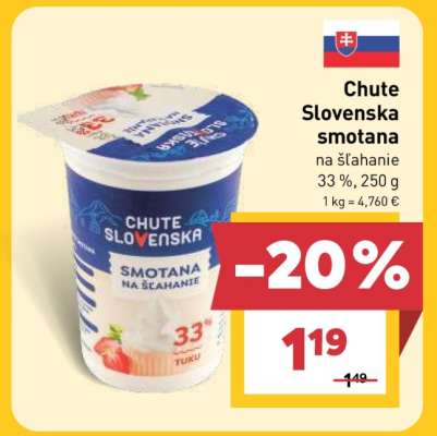 Chute Slovenska smotana