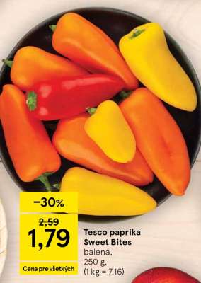 Tesco paprika Sweet Bites
