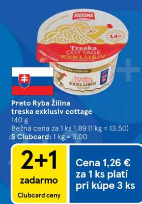 Preto Ryba Žilina treska exkluziv cottage