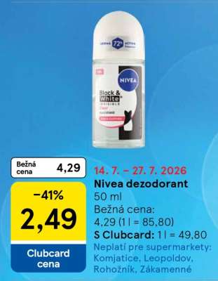 Nivea dezodorant