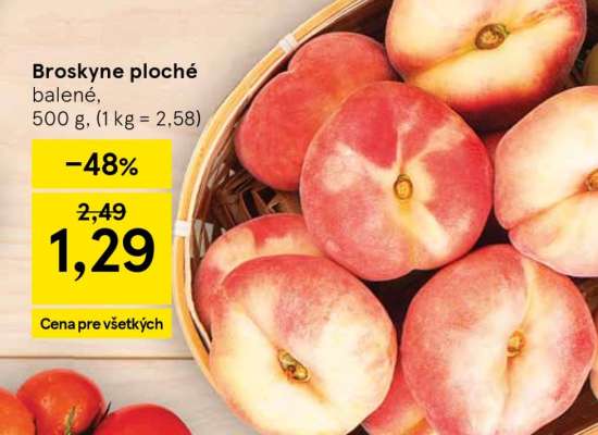 Broskyne ploché