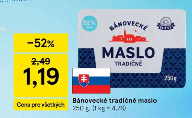 Bánovecké tradičné maslo