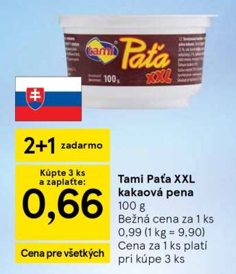 Tami Paťa XXL kakaová pena