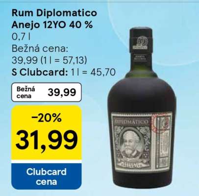 Rum Diplomatico Anejo 12YO 40 %