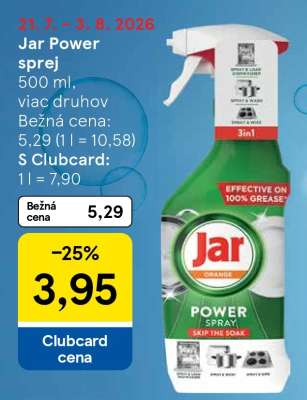 Jar Power sprej