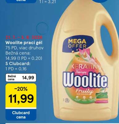 WOOLITE Prací gél