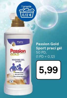 Passion Gold Sport prací gél