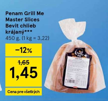 Penam Grill Me Master Slices Bevit chlieb krájaný