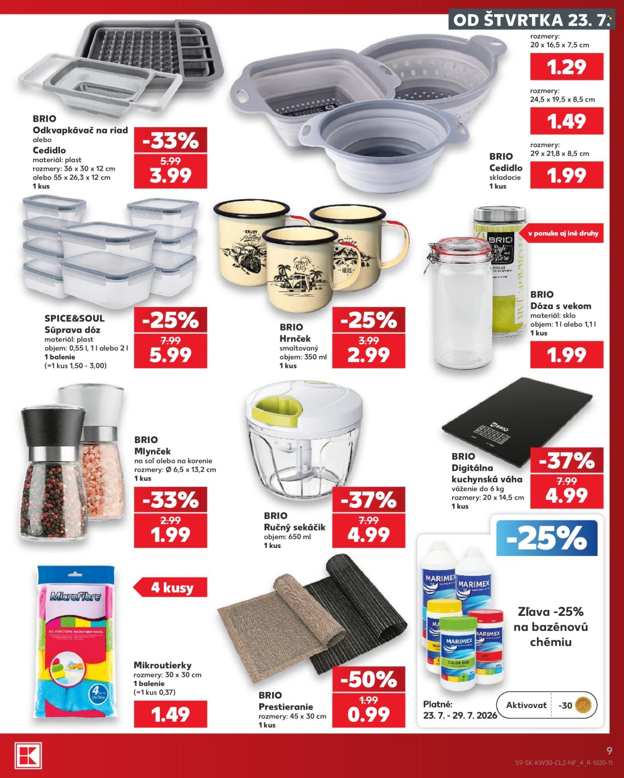 Leták Kaufland - 23.7.2026 - 29.7.2026. Strana 9