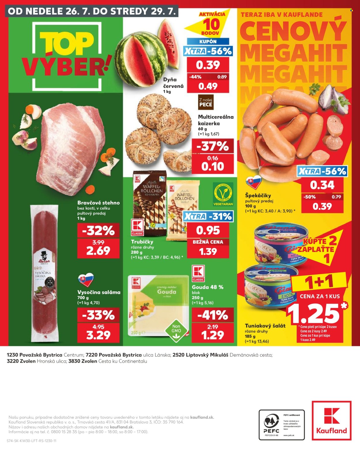 Leták Kaufland - 23.7.2026 - 29.7.2026. Strana 74