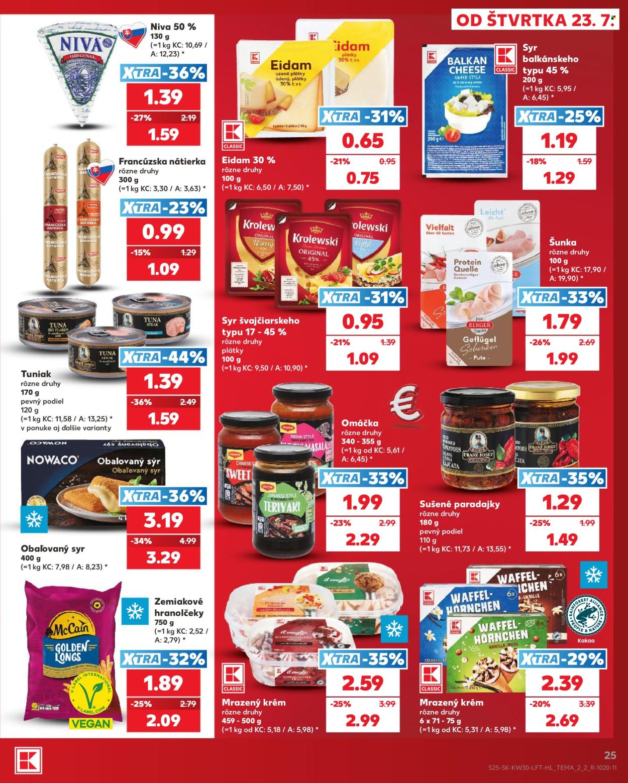 Leták Kaufland - 23.7.2026 - 29.7.2026. Strana 25