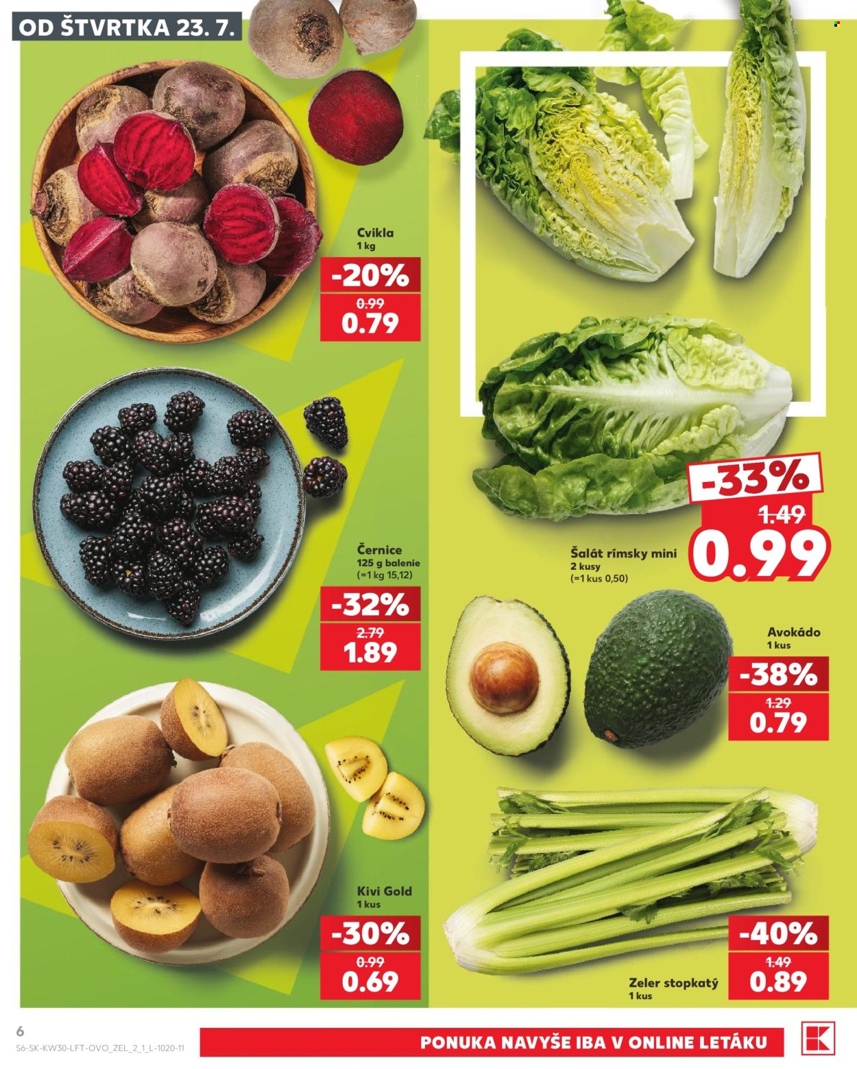Leták Kaufland - 23.7.2026 - 29.7.2026. Strana 6