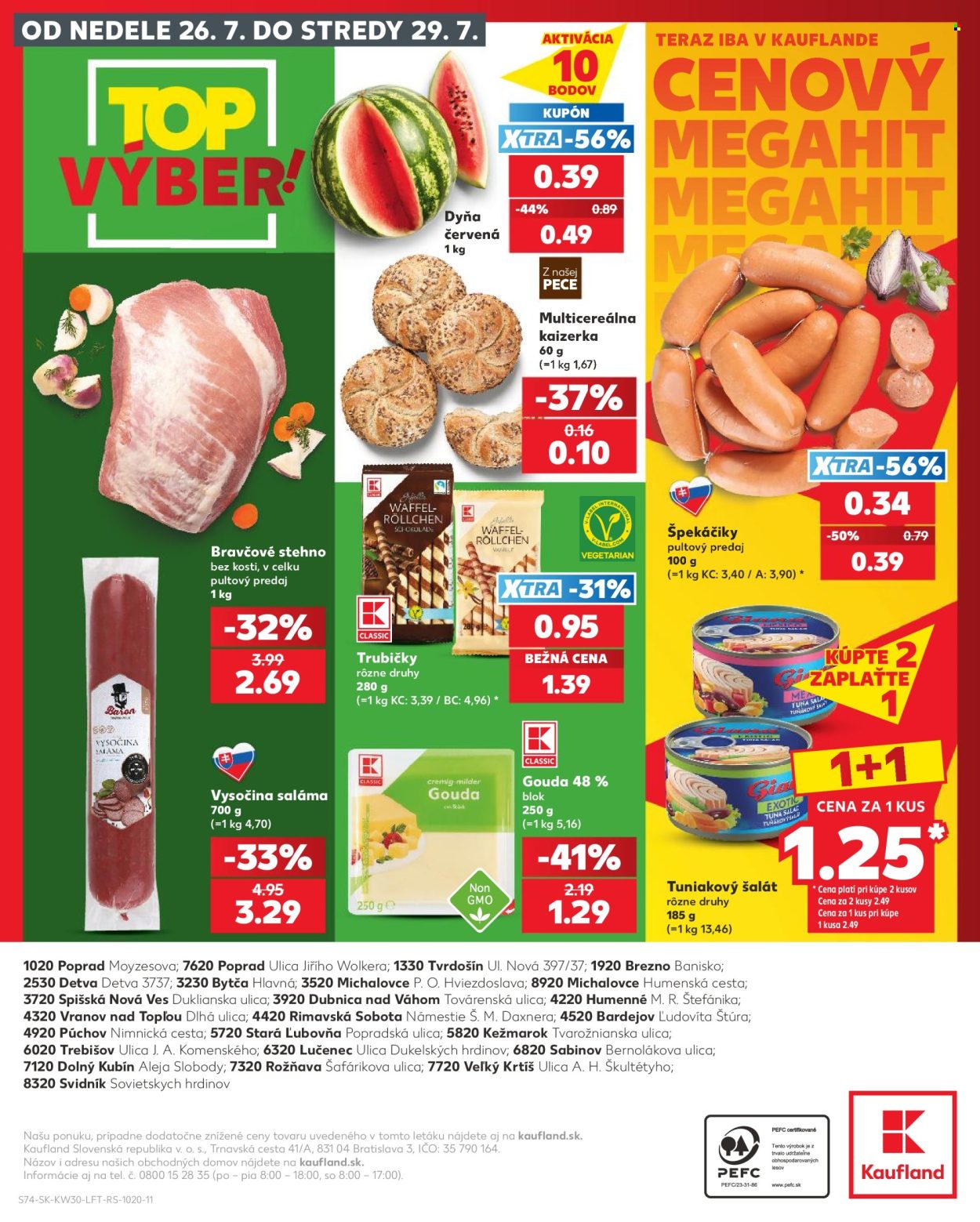 Leták Kaufland - 23.7.2026 - 29.7.2026. Strana 74