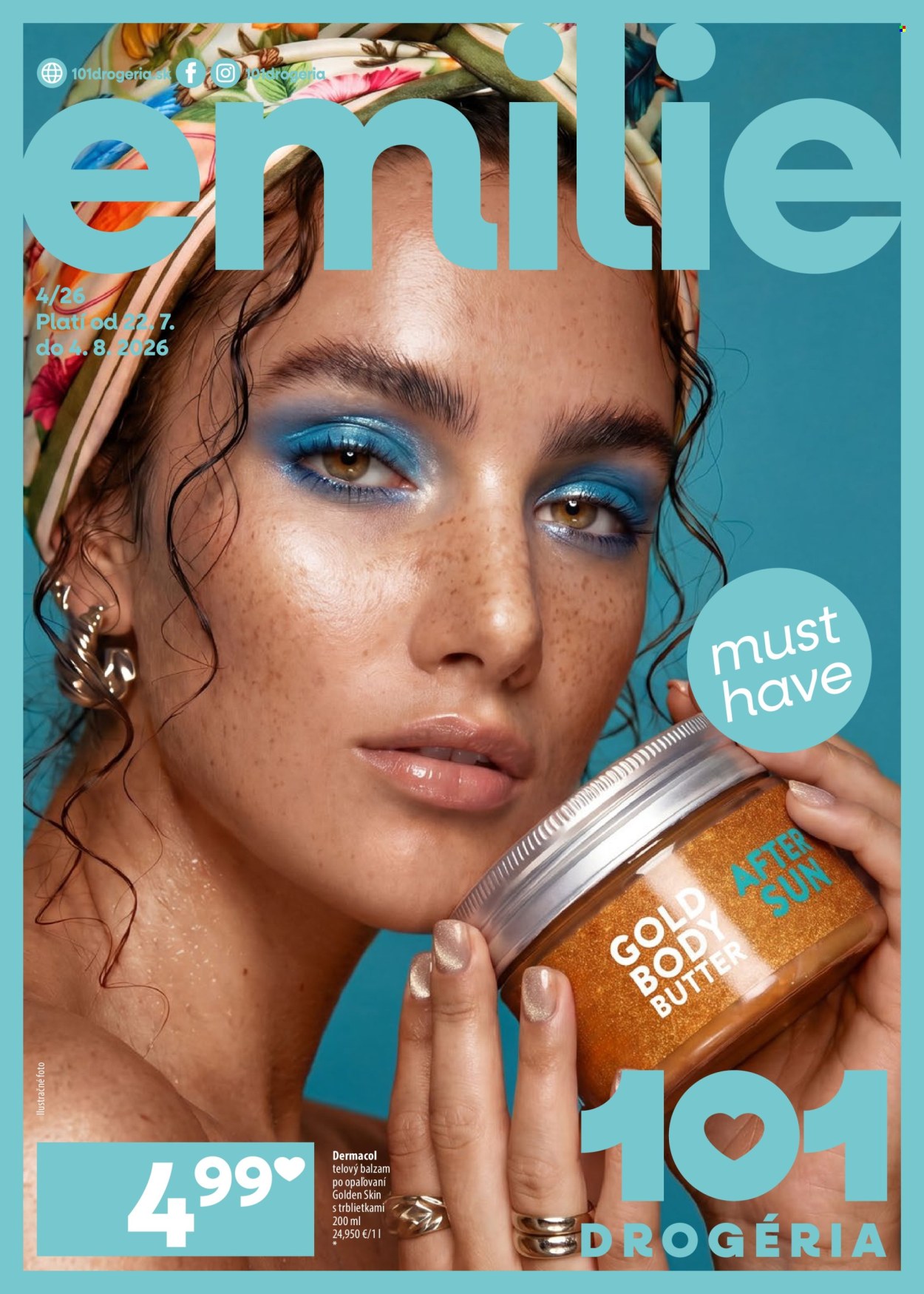 Leták 101 Drogerie - 22.7.2026 - 4.8.2026. Strana 1