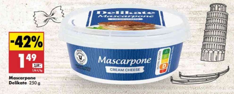 Mascarpone Delikate 250 g