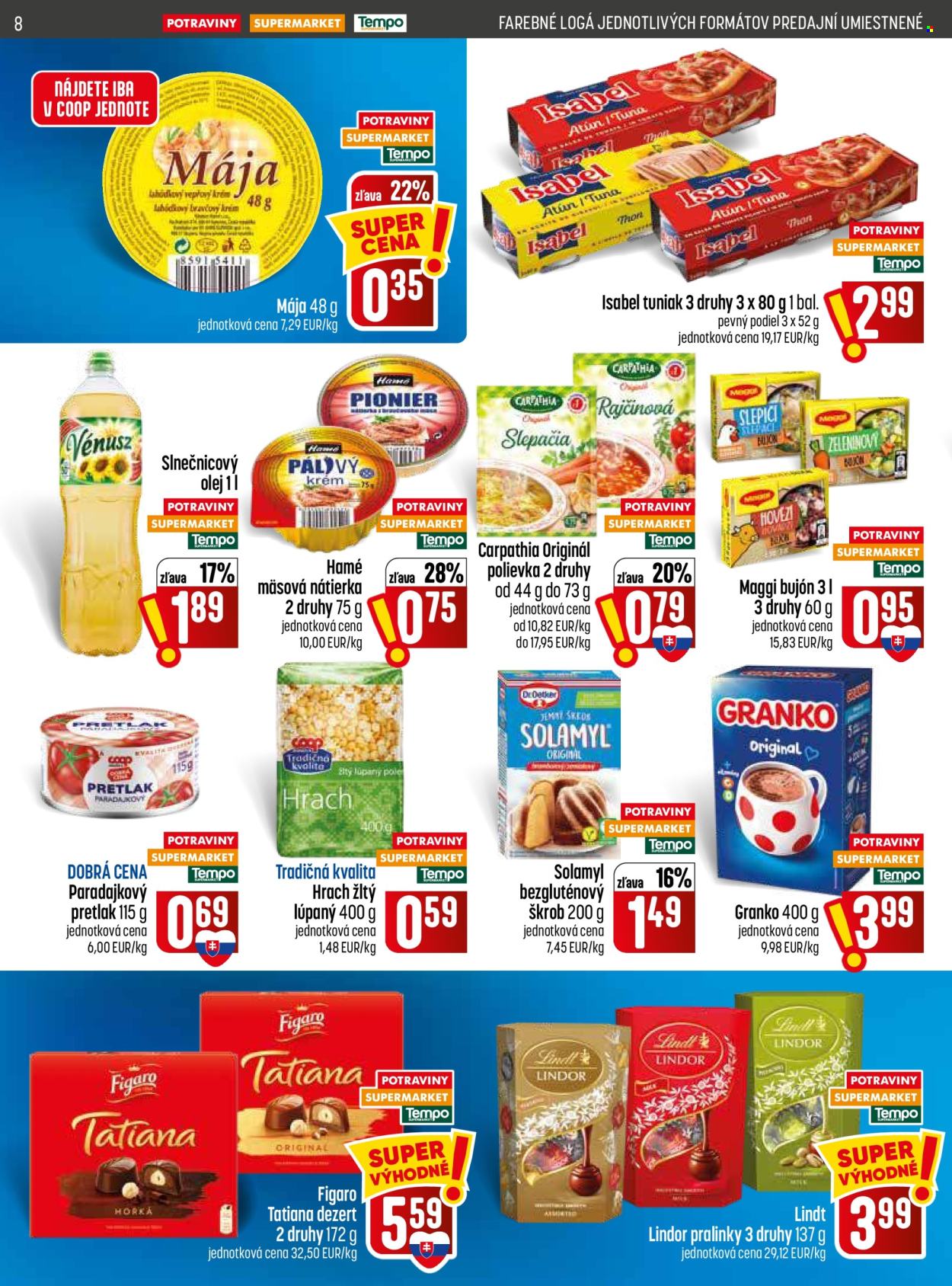 Leták COOP Jednota - 23.7.2026 - 29.7.2026. Strana 8