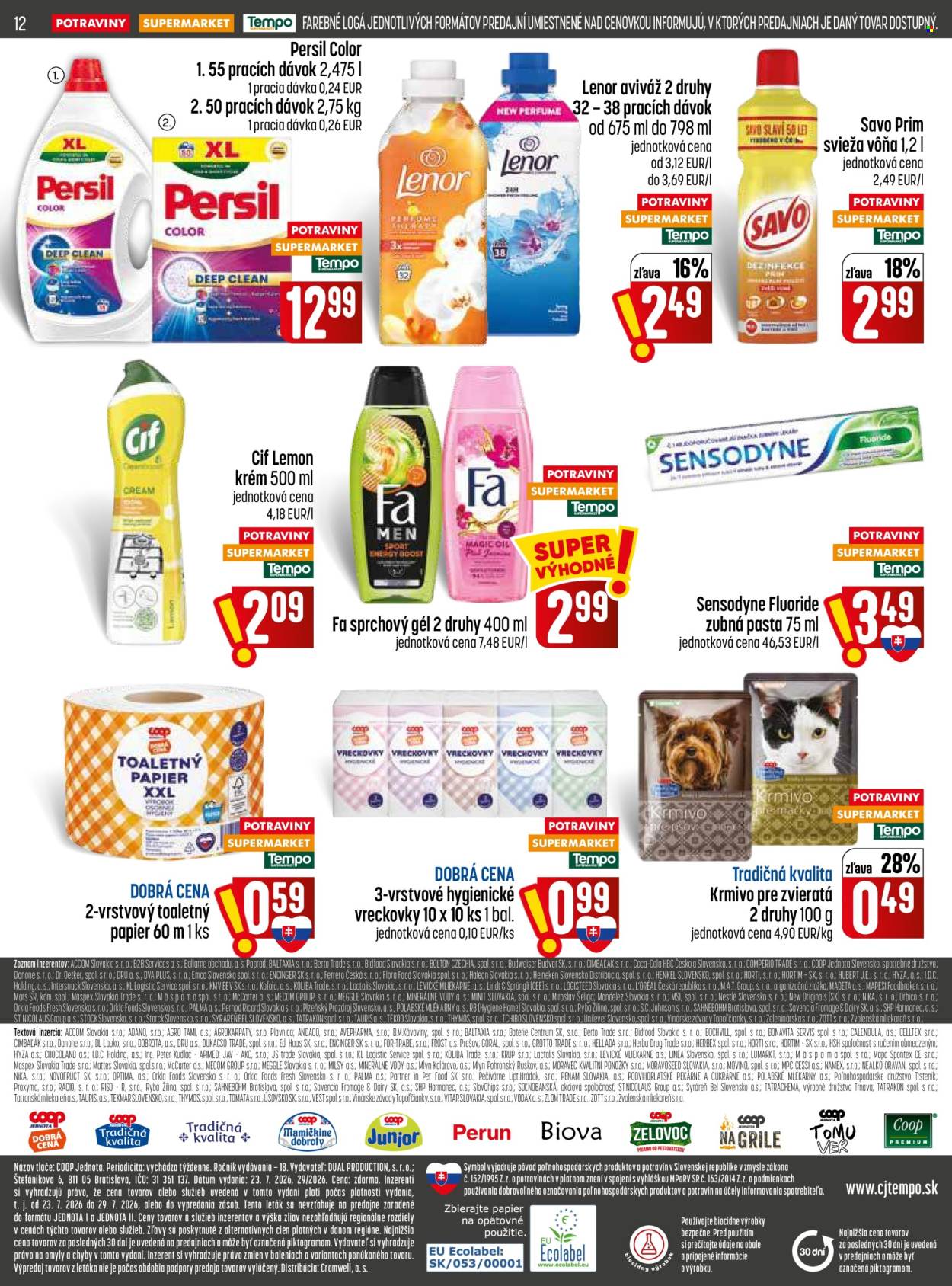 Leták COOP Jednota - 23.7.2026 - 29.7.2026. Strana 12