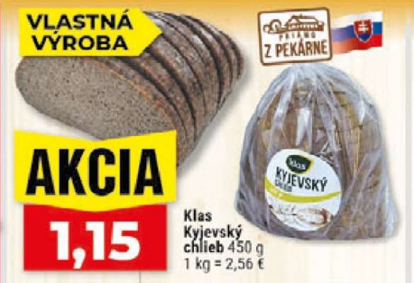 Klas Kyjevský chlieb 450 g