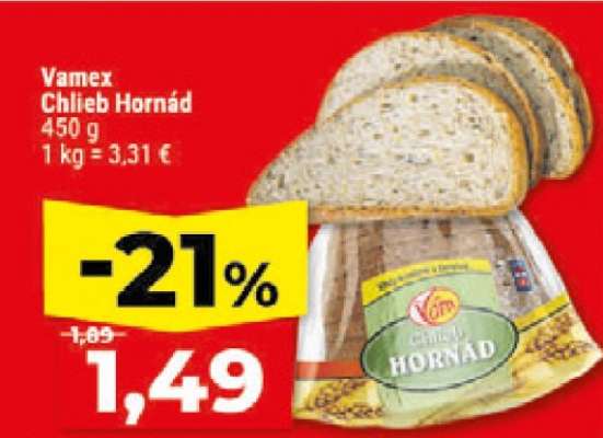 Vamex Chlieb Hornád
