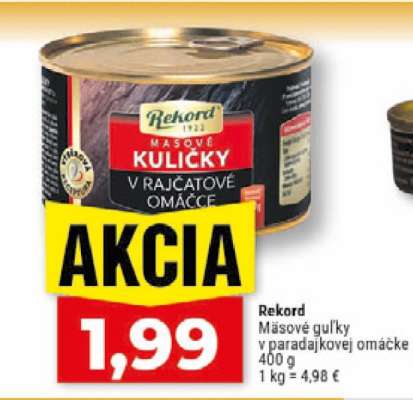 Rekord mäsové guľky v paradajkovej omáčke