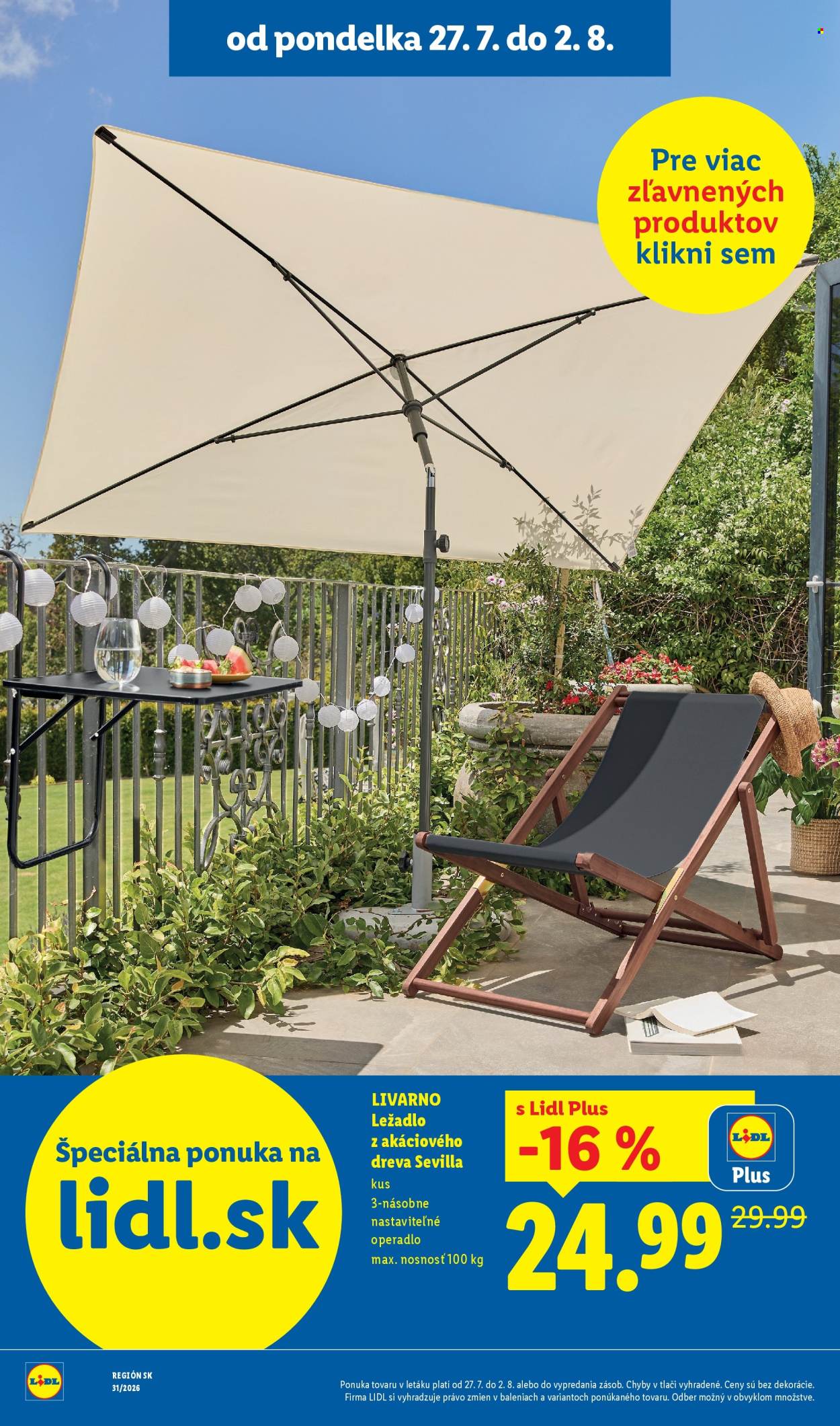 Leták Lidl - 27.7.2026 - 2.8.2026. Strana 8
