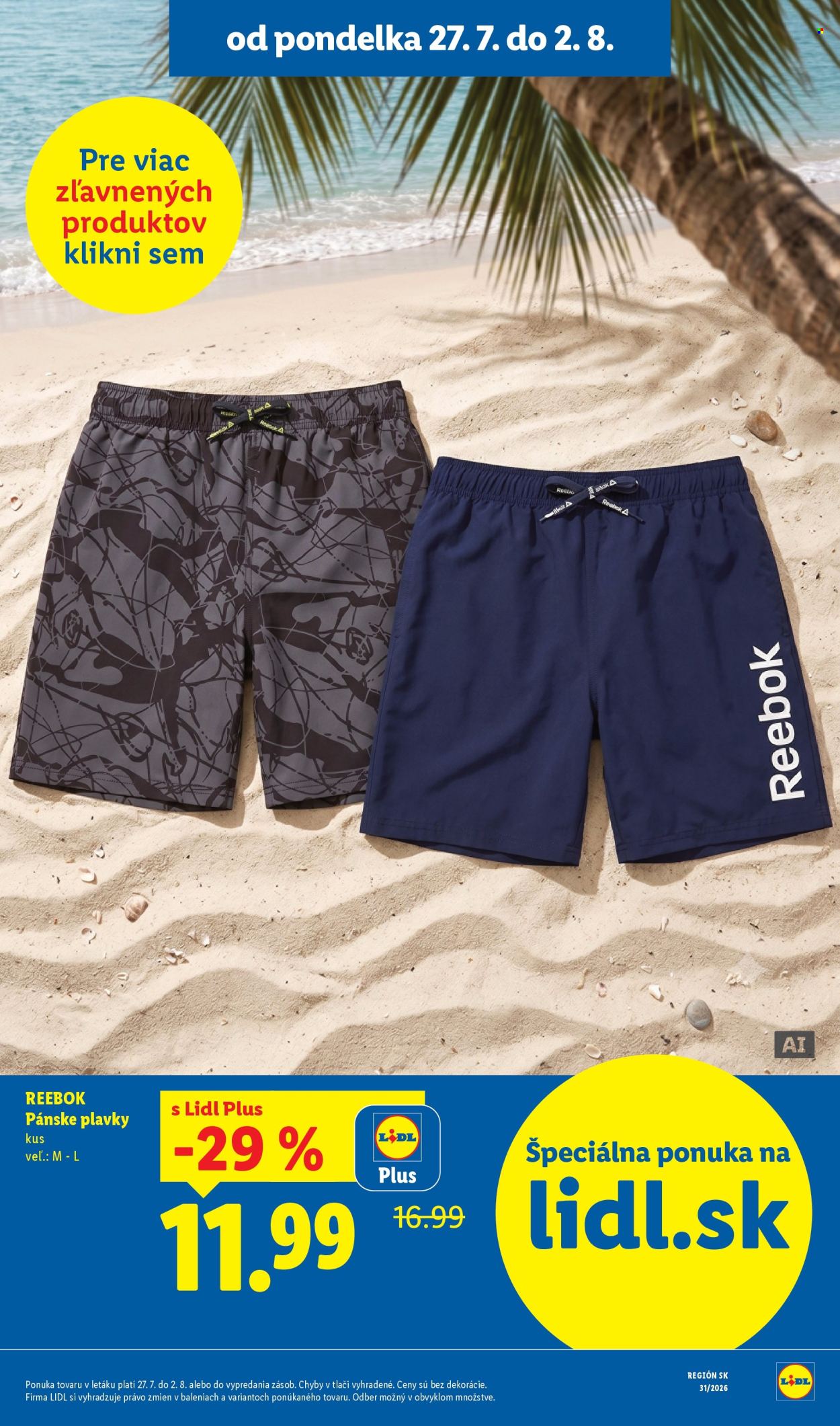 Leták Lidl - 27.7.2026 - 2.8.2026. Strana 9