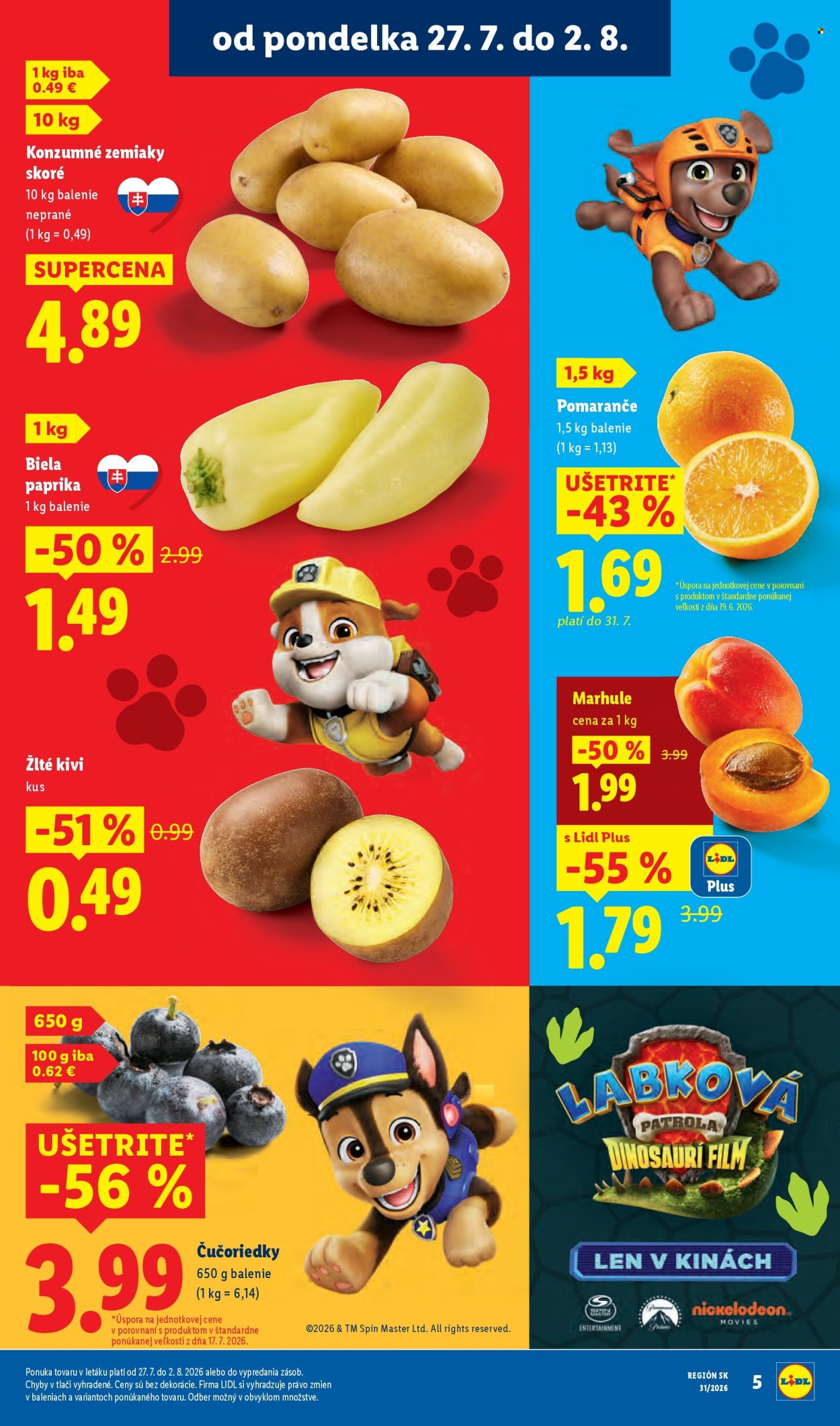 Leták Lidl - 27.7.2026 - 2.8.2026. Strana 11