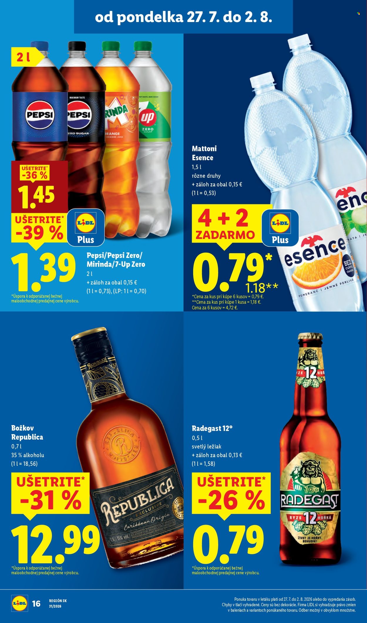 Leták Lidl - 27.7.2026 - 2.8.2026. Strana 21