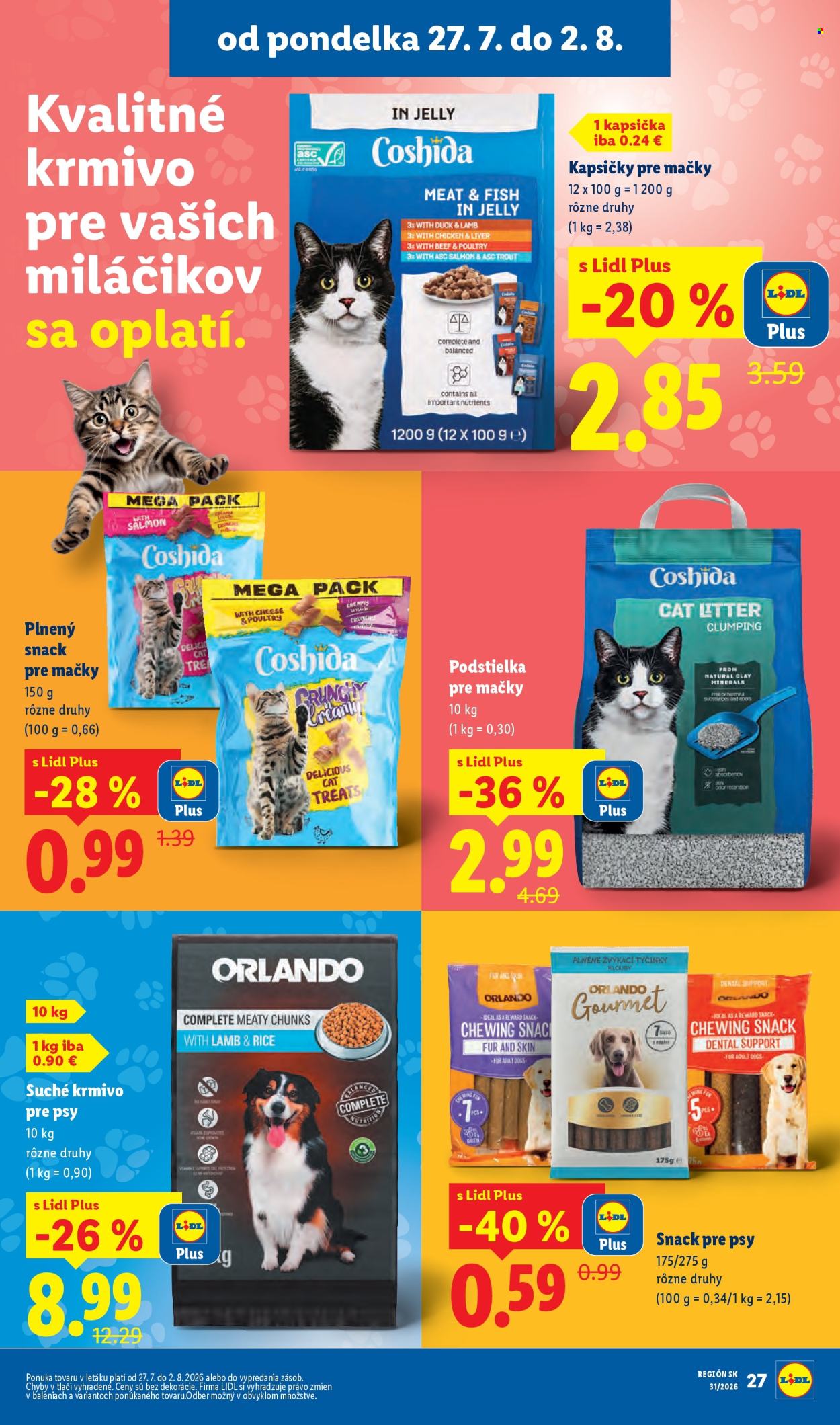 Leták Lidl - 27.7.2026 - 2.8.2026. Strana 23