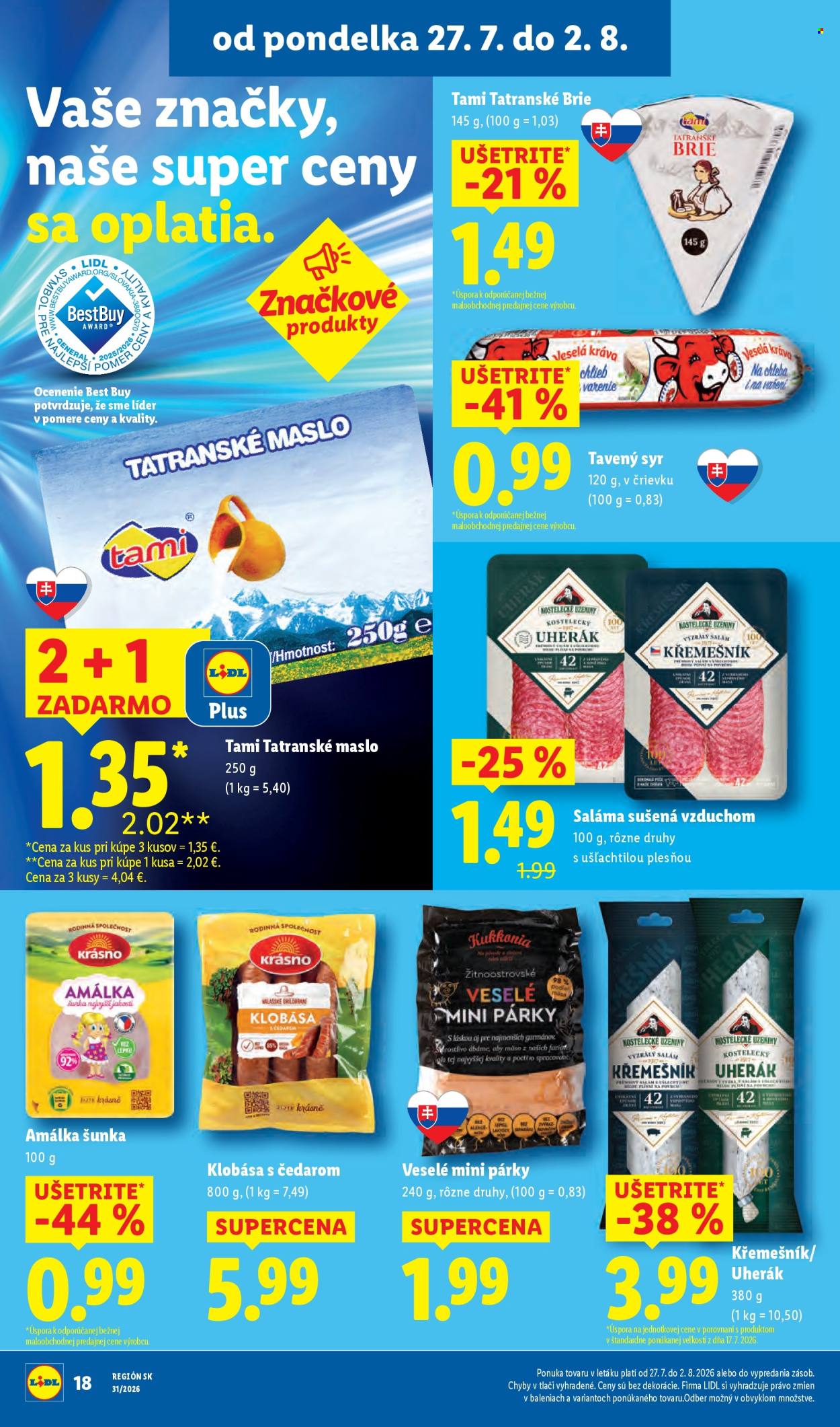 Leták Lidl - 27.7.2026 - 2.8.2026. Strana 26