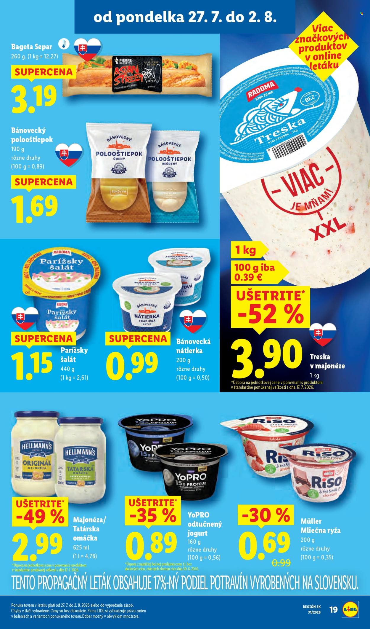Leták Lidl - 27.7.2026 - 2.8.2026. Strana 27