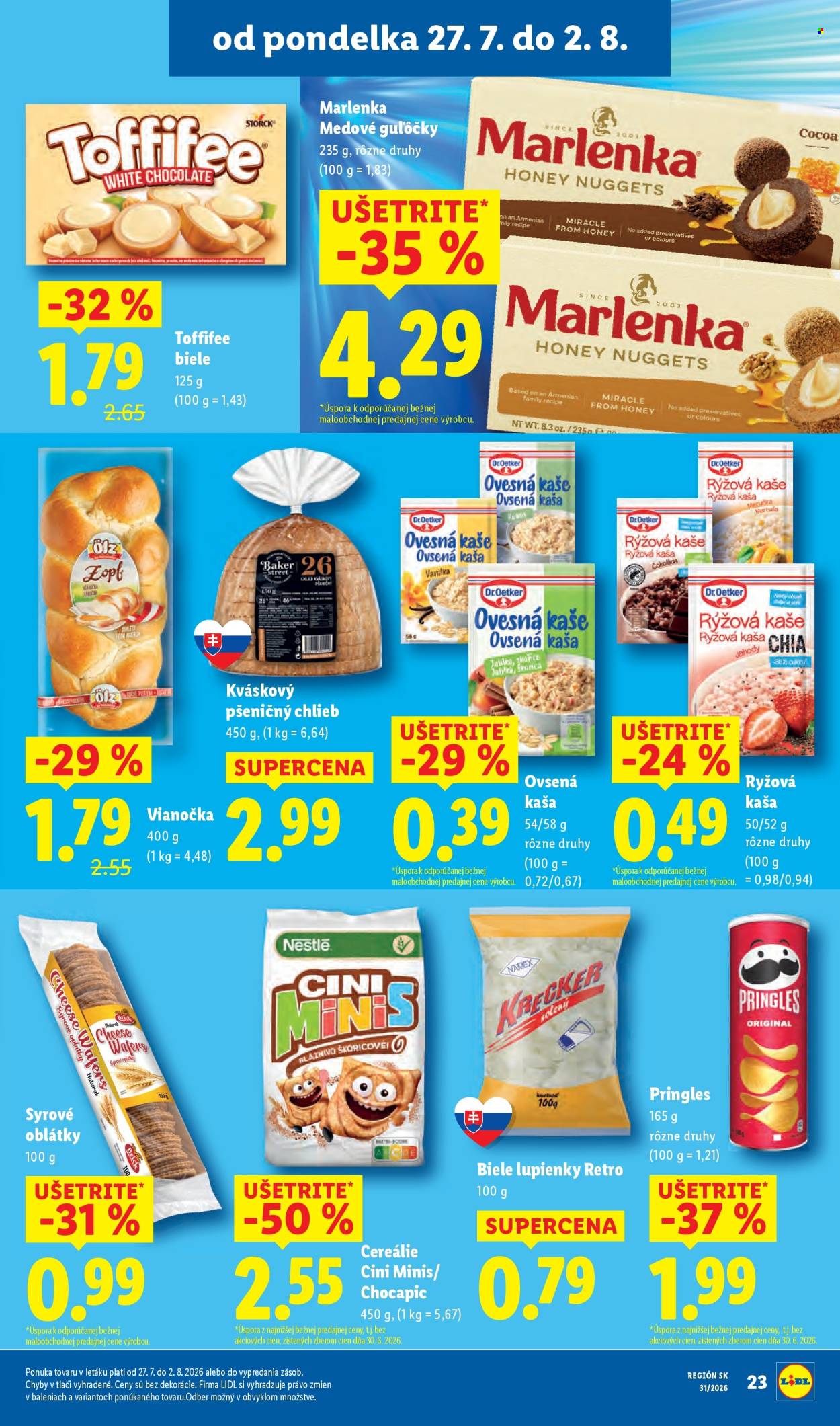 Leták Lidl - 27.7.2026 - 2.8.2026. Strana 31