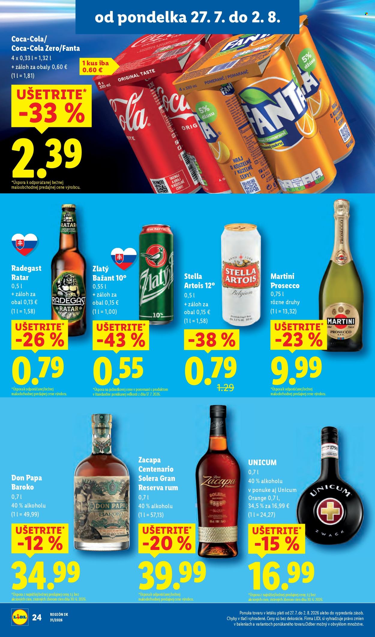 Leták Lidl - 27.7.2026 - 2.8.2026. Strana 34