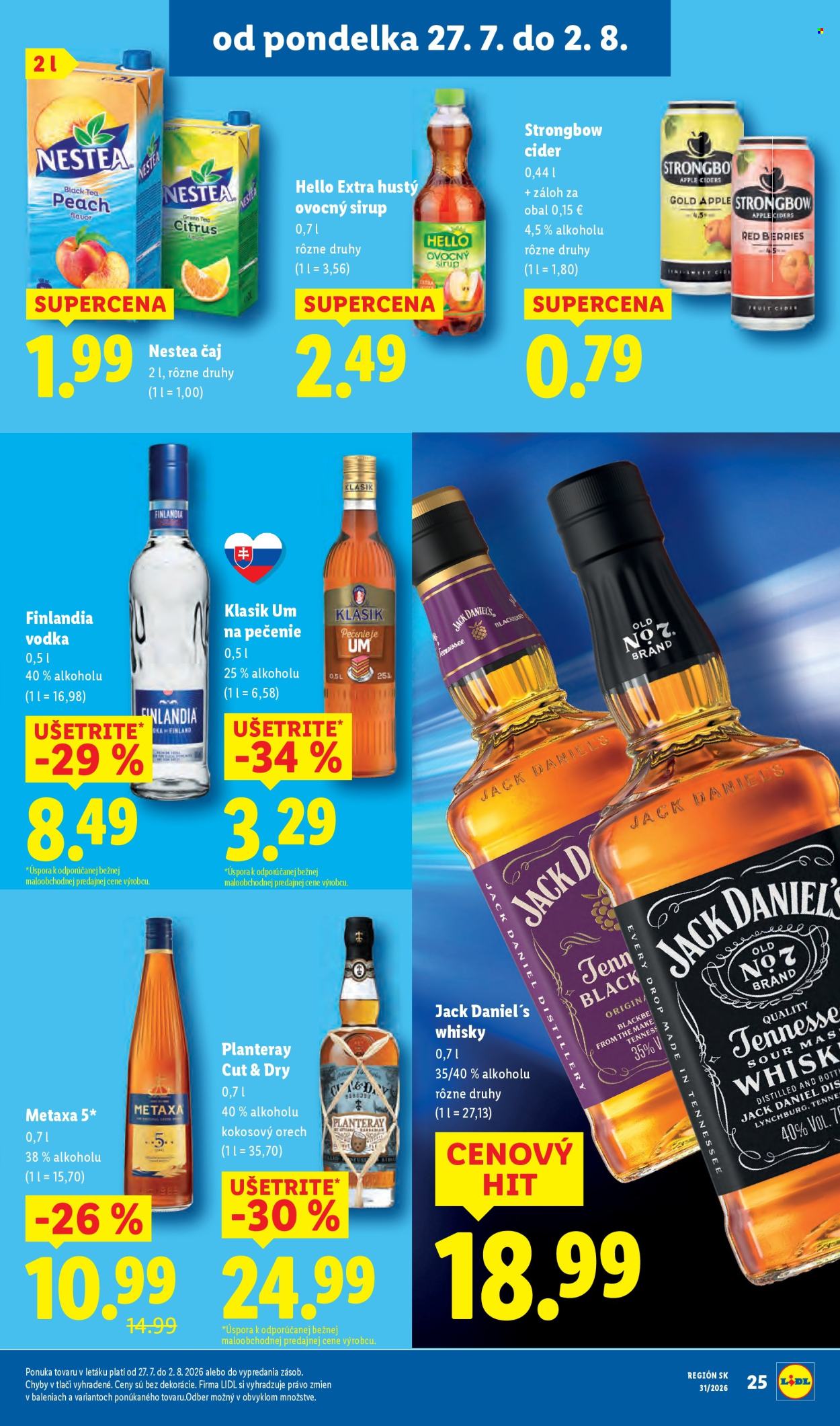 Leták Lidl - 27.7.2026 - 2.8.2026. Strana 35