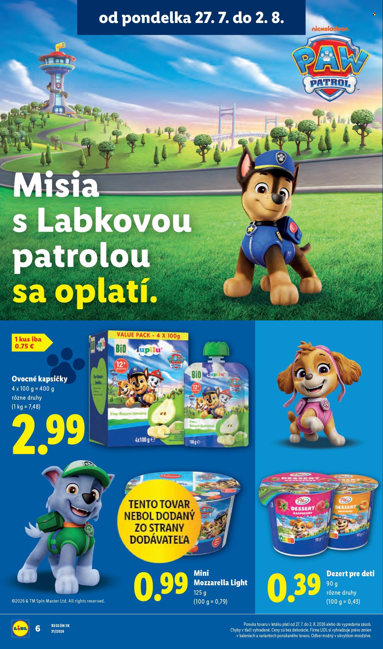 Leták Lidl - 27.7.2026 - 2.8.2026. Strana 38