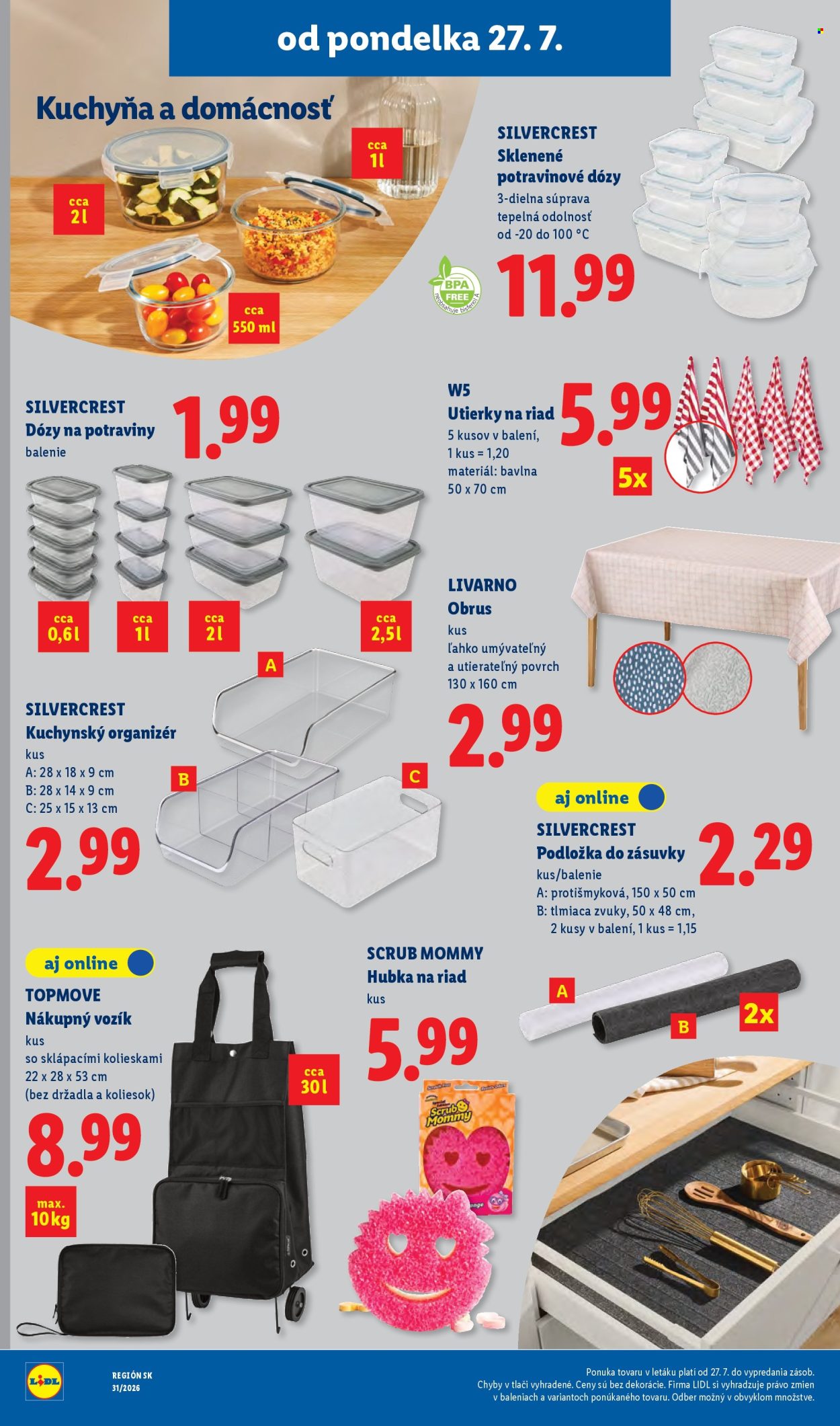 Leták Lidl - 27.7.2026 - 2.8.2026. Strana 58