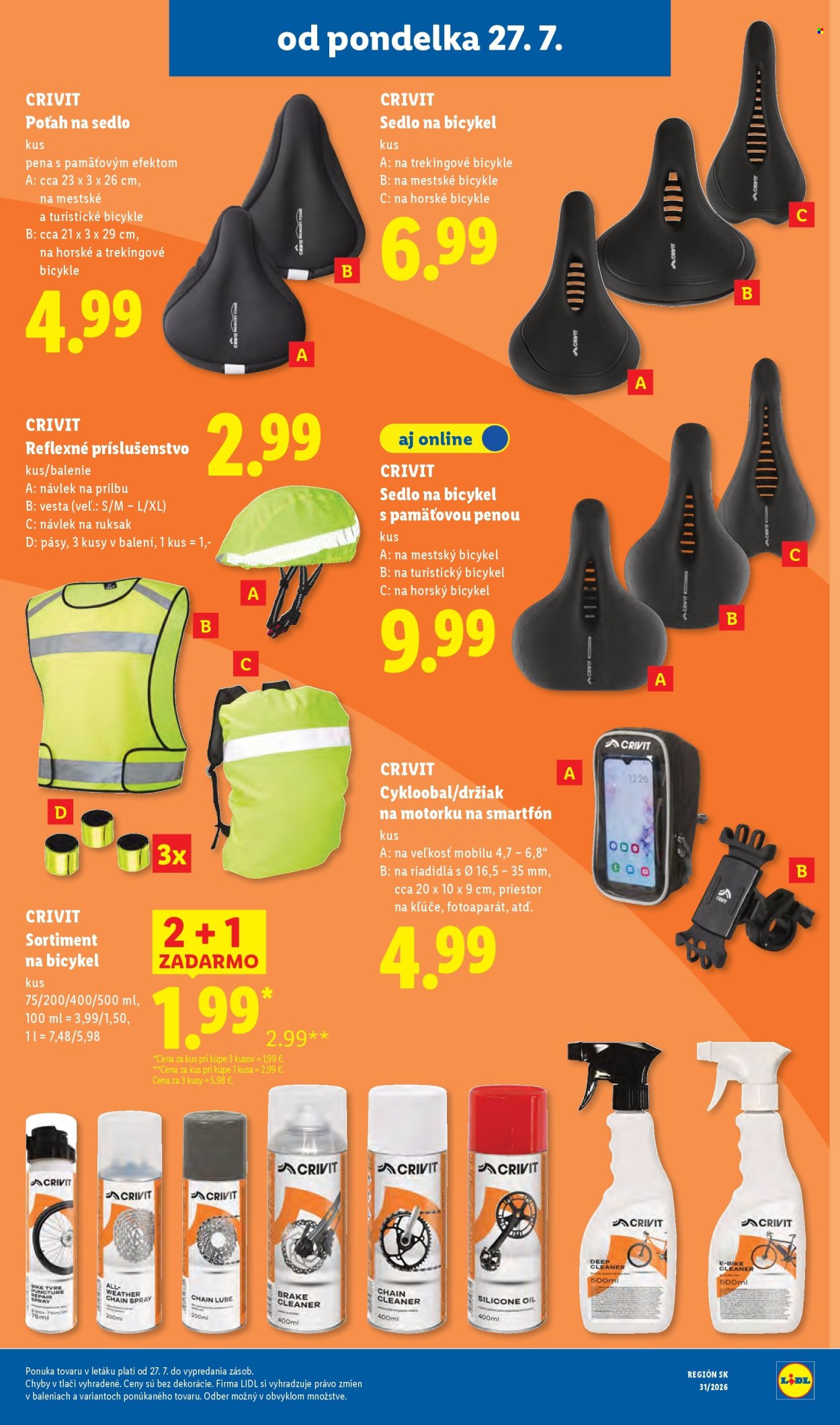 Leták Lidl - 27.7.2026 - 2.8.2026. Strana 61