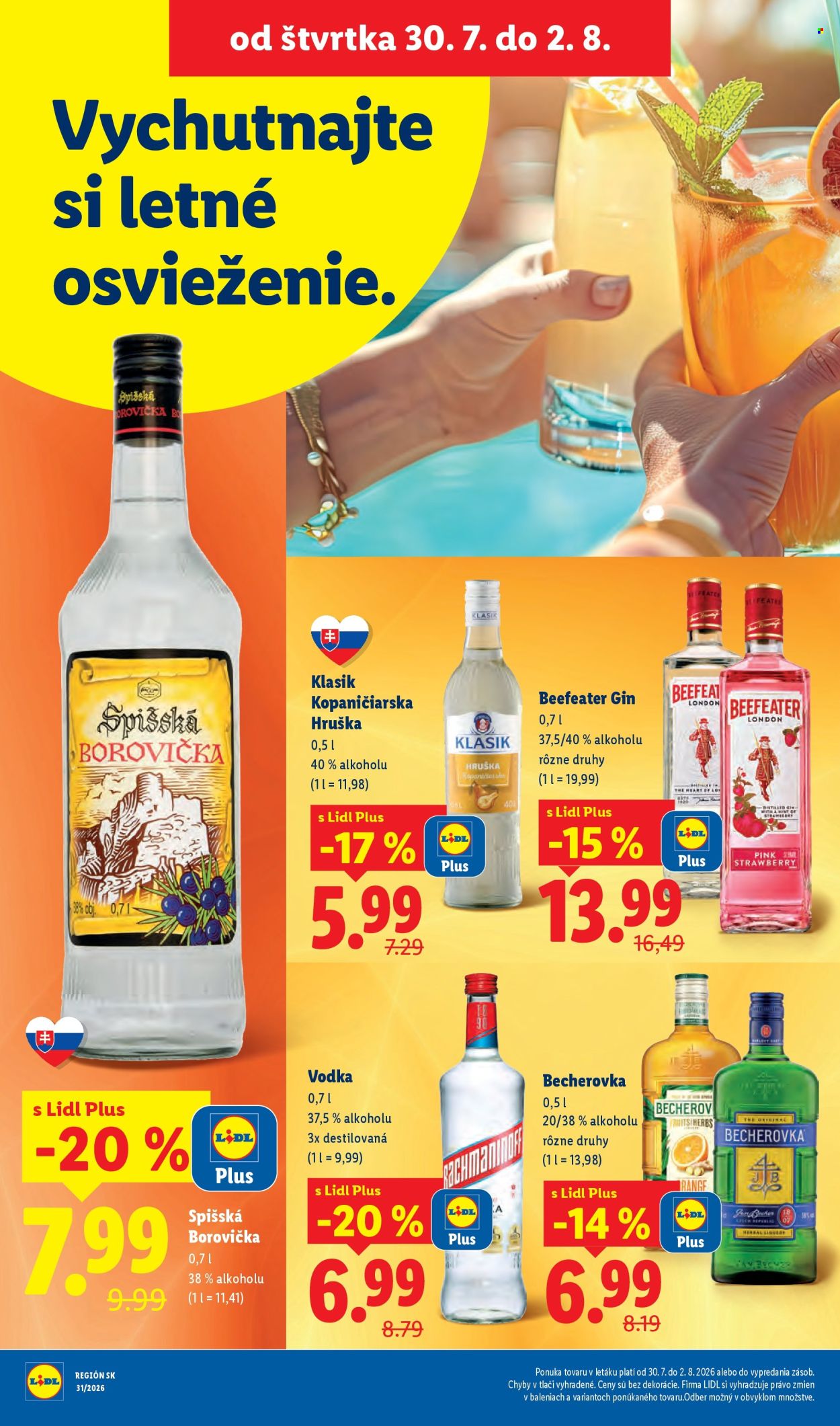 Leták Lidl - 27.7.2026 - 2.8.2026. Strana 70