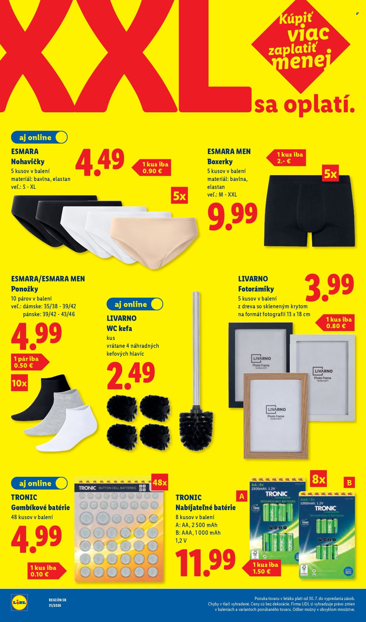 Leták Lidl - 27.7.2026 - 2.8.2026. Strana 94