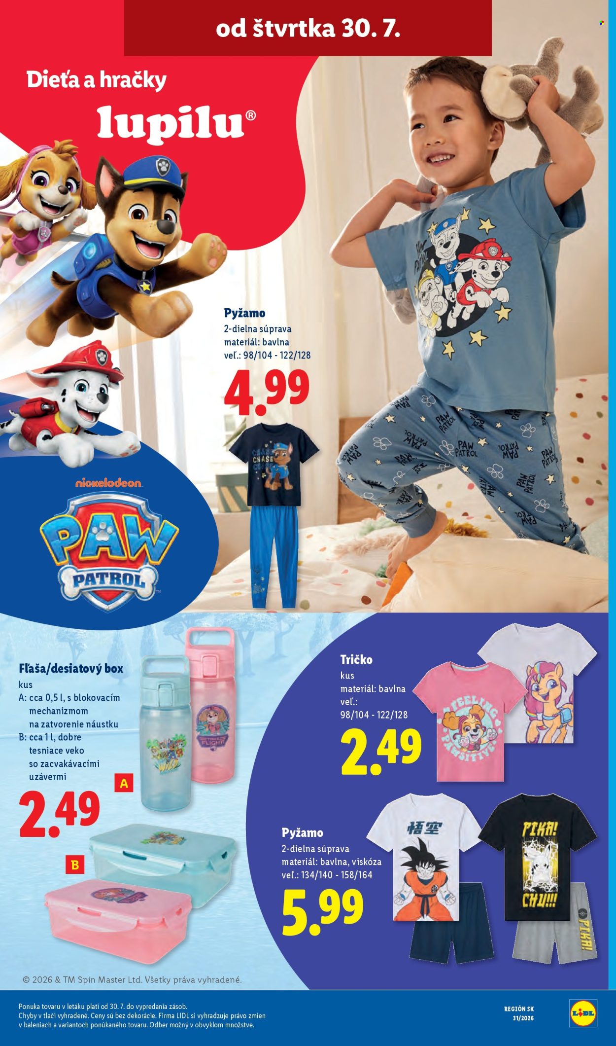 Leták Lidl - 27.7.2026 - 2.8.2026. Strana 99